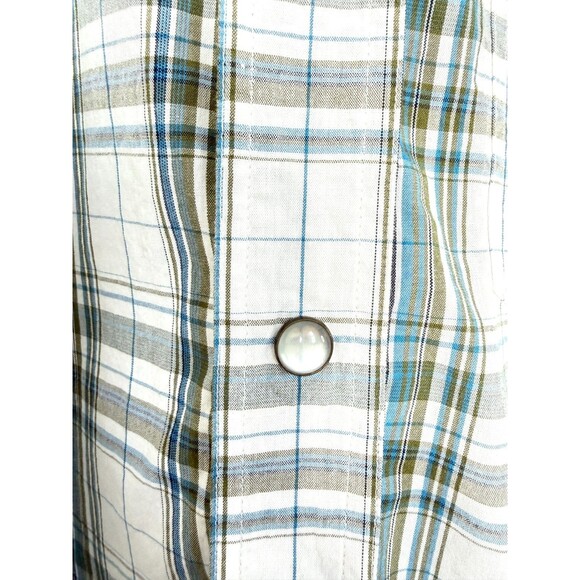 Banana Republic Shirt Mens Size Large Plaid Button Down Long Sleeve 100% Cotton - Picture 4 of 10